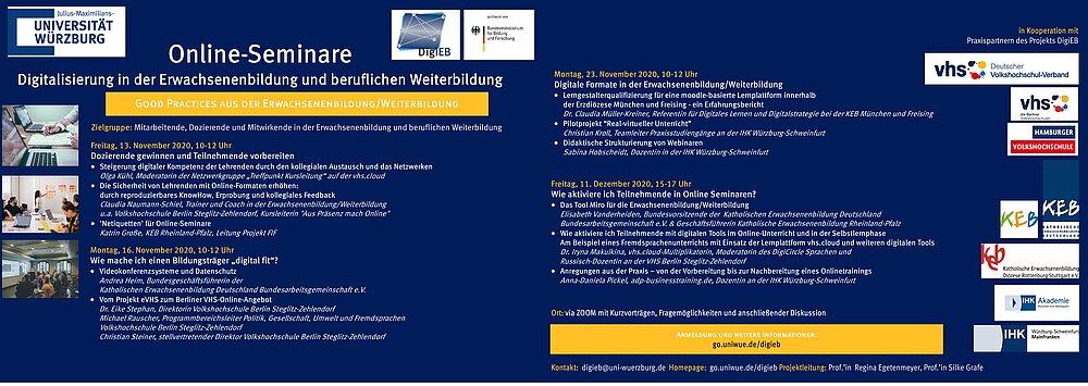 Flyer für die Online-Seminare DigiEB als PDF-Download