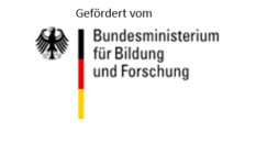 Zu sehen ist das Logo des Bundesministeriums für Bildung und Forschung