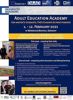 Poster Announcement Adult Education Academy 2021 