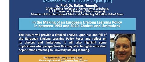 International Guest Lecture Announcement