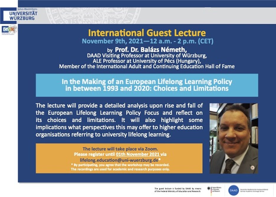 International Guest Lecture Announcement