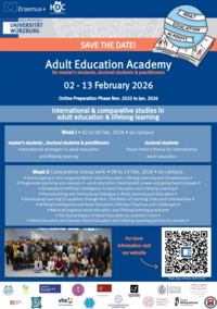 Adult Education Academy 2026 - Poster Announcement