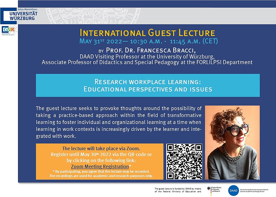 Flyer Research workplace learning: Educational perspectives and issues