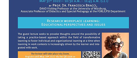 Flyer Research workplace learning: Educational perspectives and issues