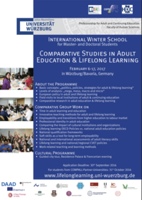 Adult Education Academy 2017 - Poster announcement